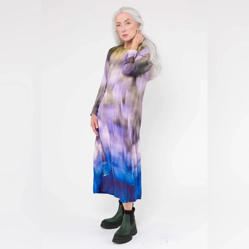 NO.6 COCO DRESS - DARK CARWASH Size Small - Picture 3 of 12